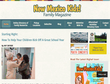 Tablet Screenshot of newmexico-kids.com